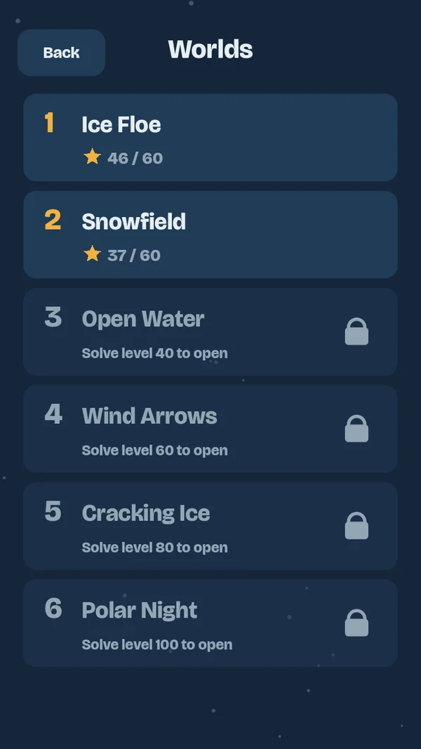 Slippery Paws: ten frozen worlds
